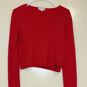 Calvin Klein Red Sweater.
